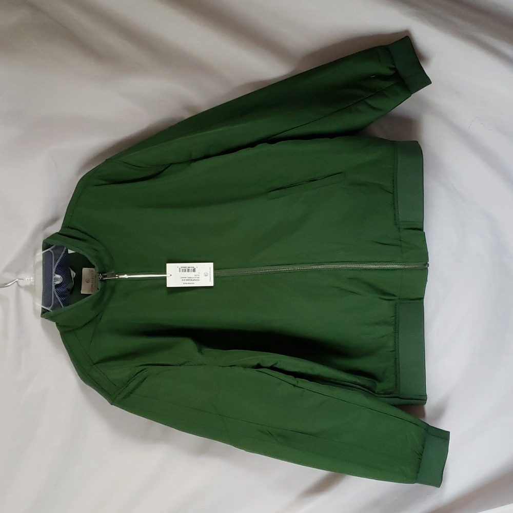 NEW CONSTRUCT Green Bomber Jacket